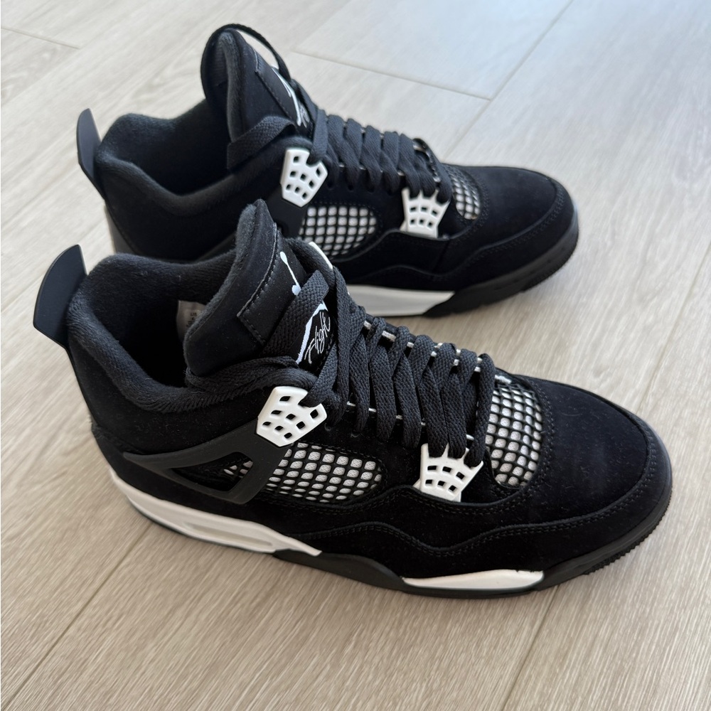 Jordan Black and White Women's Sneakers